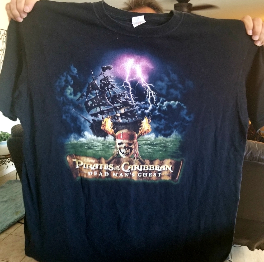 Mens 3XL Vintage Disney Pirates of Caribbean